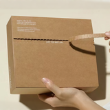 Kraft paper zipper box